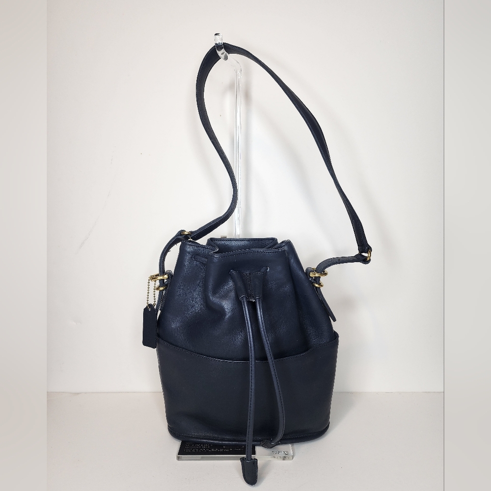 Vintage Coach Bucket Drawstring Shoulder Bag 9804